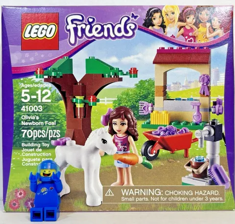 LEGO 41003 Friends Olivia's Newborn Foal New Sealed Retired Horse Farm City NISB