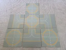 Vintage LEGO Landing Pads & Runway Baseplates 32x32 LOT (7)