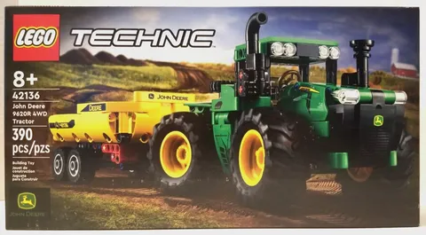 Lego Technic 42136 John Deere 9620R 4WD Tractor. Factory Sealed