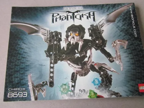 Lego Building Instructions Instruction Bionicle 8693 Phantoka Chirox