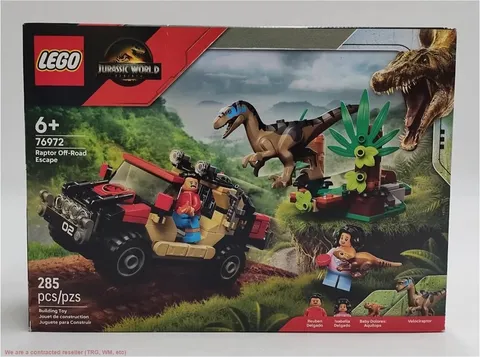LEGO Jurassic World Raptor Off-Road Escape 76972 SEE DETAILS