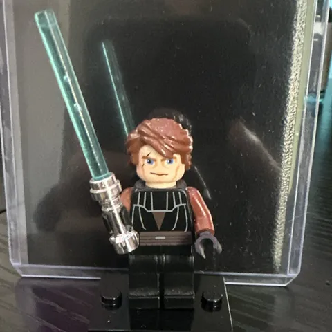 LEGO Star Wars  Clone Wars Anakin Skywalker Minifigure w/ Blue Lightsaber