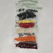 LEGO 1x1 Stud Plates Assorted Solid Colors Round Brick LOT