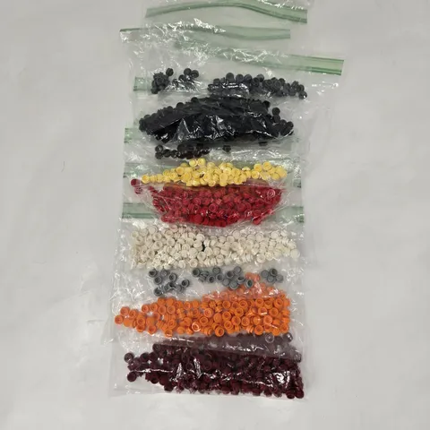 LEGO 1x1 Stud Plates Assorted Solid Colors Round Brick LOT