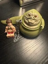 Lego Star Wars Princess Leia Slave Sw0484 and Jabba Sw0402 Minifigures 75020