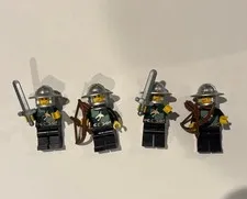 Lego Dragon Knight Minifigures Castle Kingdoms CMF Lot Rare Retired set of 4