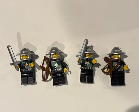 Lego Dragon Knight Minifigures Castle Kingdoms CMF Lot Rare Retired set of 4