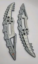 LEGO Bionicle Vahki Staff of Loyalty Lot Of 2 Foam Weapons Role Play 25" Rare