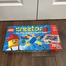 LEGO Creator The Race to Build It Board Game Complete Set NEW Open Box