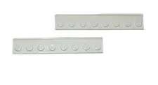 2 Lego® TRAIN Railway 9V 12V RC Slide Guide Rail 8x1 WHITE