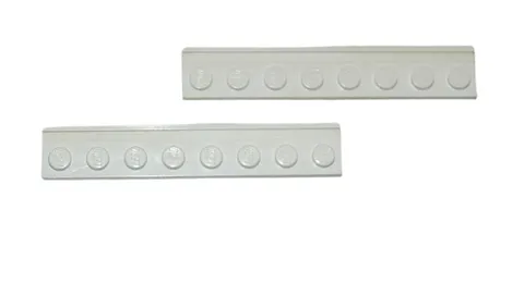 2 Lego® TRAIN Railway 9V 12V RC Slide Guide Rail 8x1 WHITE