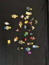  Genuine LEGO Minifigure Bulk Lot 24+ Figs Parts Pieces Ninjago Batman Marvel