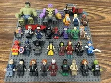 Lego Dc,Marvel,One Piece Minifigure Lot