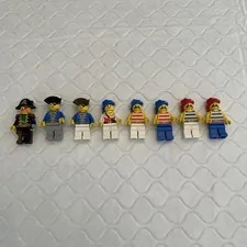 Vintage 1989 Lego 6285 Pirates Ship Minifigure Set 100% Complete!