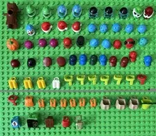 LEGO Minifig Accessories Lot Of 70+ Pieces |Read Description For Full Item List