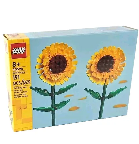 LEGO® 1st Generation Botanical Yellow Sunflowers 191 Piece Building Set 40524