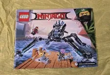 LEGO INSTRUCTIONS ONLY THE NINJAGO MOVIE WATER STRIDER # 70611 