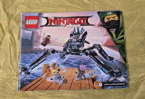 LEGO INSTRUCTIONS ONLY THE NINJAGO MOVIE WATER STRIDER # 70611 