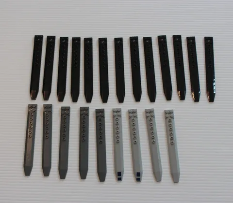 Lot of 22 genuine LEGO plate 2x16 Rotor Blades 62743 city helicopter