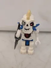 Lego Nuckal Skeleton Minifigure w/ Axe