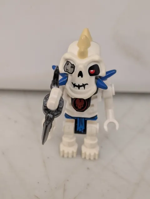 Lego Nuckal Skeleton Minifigure w/ Axe