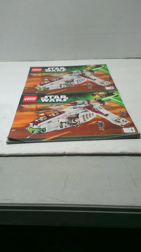 LEGO Star Wars Republic Gunship 75021 Instruction Manuals 1 & 2 ONLY 