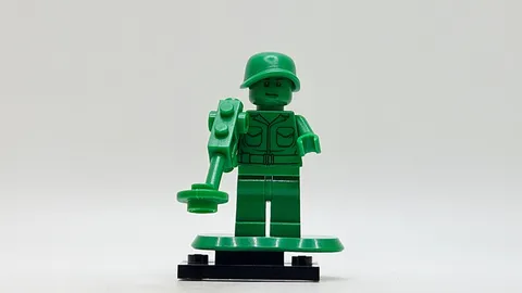 LEGO authentic Green Army Man toy001 Toy Story Disney 7595