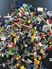 9 LBS Genuine LEGO Bulk Lot Mixed Variety Of Pieces Parts Bricks Wheels Plates