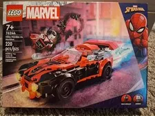 Lego 76244 Miles Morales Vs Morbius SEALED Box Marvel Spiderman 2023 Figure Set
