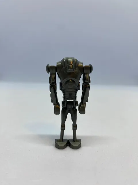 LEGO 2007 STAR WARS SW0092 SUPER BATTLE DROID PEARL DARK GRAY MINI FIGURE