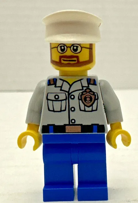 LEGO City Coast Guard Captain minifigure #cty0415
