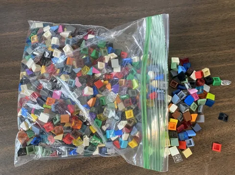 LEGO Parts: 54200 Slope 30 1 x 1 x 2/3, Bulk Lot of 700