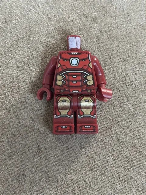 LEGO IRON MAN MINIFIGURE SUPER HERO Missing Head
