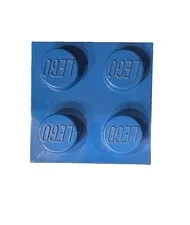 LEGO Box Blue Storage Brick 5001383 Stackable Container 4 Knobs Studs 2x2