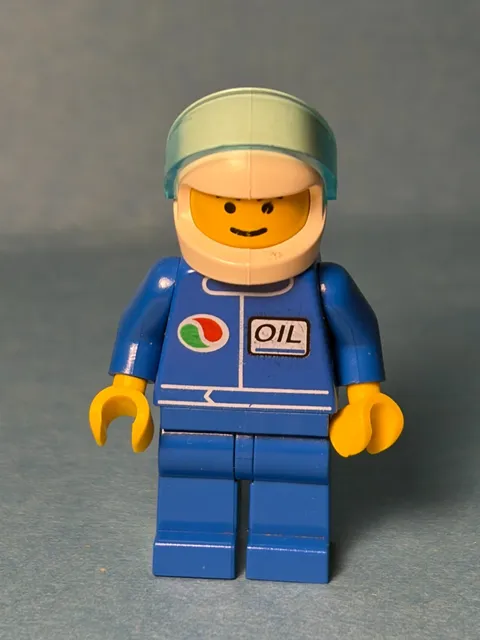 LEGO Town Minifig oct021 - Helicopter Pilot - Light Scratches/No Cracks