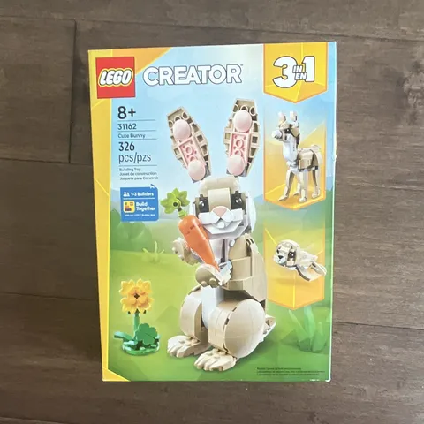 **NEW IN BOX ** LEGO Creator 3-in-1 Cute Bunny Set 31162 326 Pieces Building Set