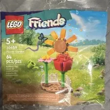 LEGO Friends Flower Garden Polybag Set 30659 64 Pieces Ages 5+ 2024