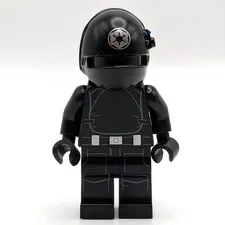 LEGO Star Wars Imperial Tie Fighter Pilot Frown Minifigure, Minifig, 75300 V2