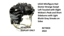 LEGO Minifigure Dr. Strange Swept Left Tousled with Slight Widow Peak Sideburns