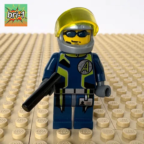 LEGO Agents: Agent Chase, GUN, agt018, 8637, MISSION 8: VOLCANO BASE, 2008