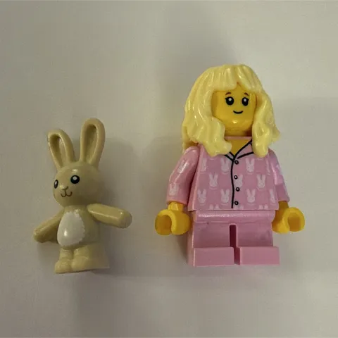 LEGO CMF Series 20 71027 Pajama Girl Bunny Rabbit minifigure MINT RARE RETIRED