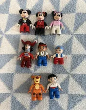 LEGO DUPLO Disney Minifigures Mickey Mouse Minnie Mouse Captain Hook Tigger