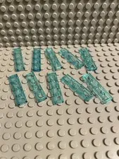 LEGO Part: Trans-Light Blue 1x4 Tile (No 2431) - QTY 10