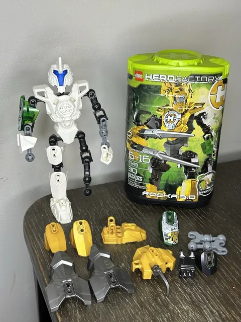 LEGO Hero Factory Rocka 3.0 (2143) Canister Lot w/ Stormer 3.0 (2145) PARTS