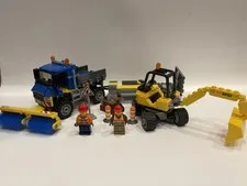 LEGO City Sweeper & Excavator (60152) Complete Set | No Box