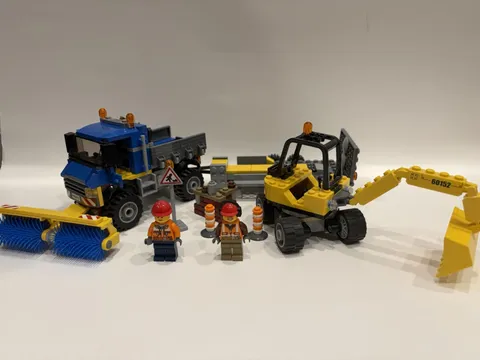 LEGO City Sweeper & Excavator (60152) Complete Set | No Box