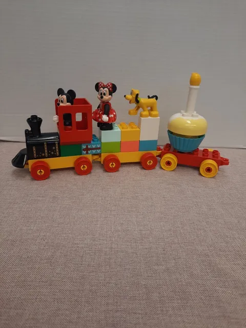 LEGO DUPLO Disney Mickey & Minnie Mouse Pluto Birthday Train for Ages 10941