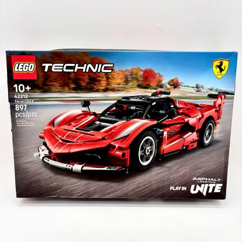 Brand New LEGO Technic 42212 Ferrari FXX K 897 Pieces Building Toy 