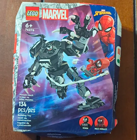 LEGO Marvel Spider-Man 76276 Venom Mech Armor vs Miles Morales 134 pcs 6+ Boxed