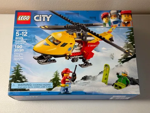 LEGO CITY 60179 AMBULANCE HELICOPTER, BRAND NEW AND SEALED